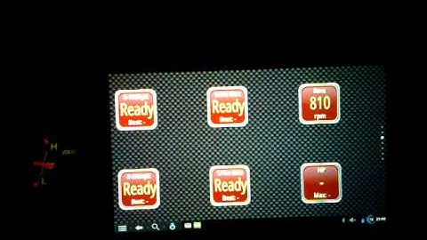 Nook Color Gingerbread running Torque (non free) in my Crown Vic