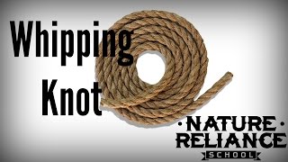 Knot tying fix - whipping knot
