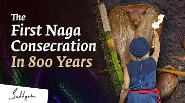 Glimpses of a Rare Mystical Event - Naga Consecration @Sadhguru Sannidhi, Bengaluru