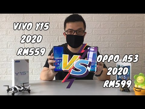 Vivo Y15 2020 vs Oppo A53 2020 Camera Spec Design Video And Antutu Benchmark Score