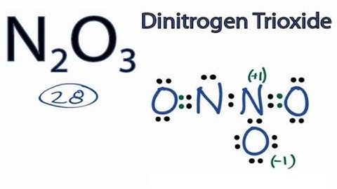 N2O3 Lewis Structure: How to Draw the Lewis Structure for N2O3