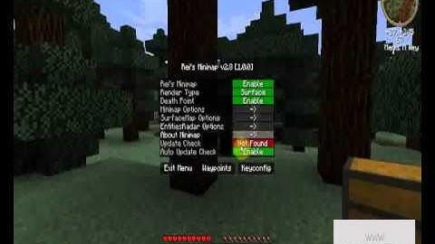 How to Install Reis Mini-Map Mod for Minecraft 1.2.4