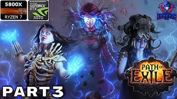 Path of Exile PC Gameplay Walkthrough Part 3 - Act 1(FULL GAME) 2023