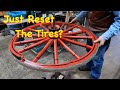 It wasnt as simple as just resetting wagon tires  engels coach shop