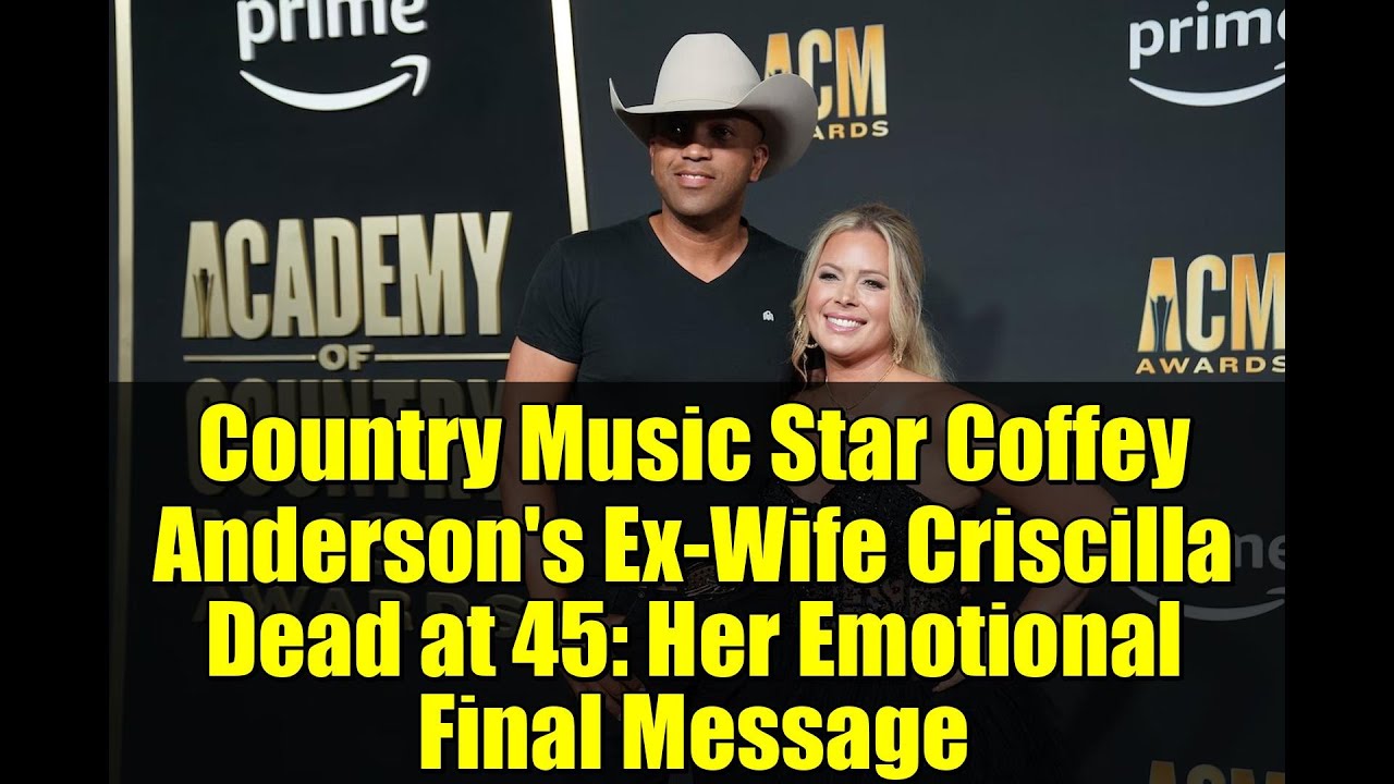 Бывшая жена звезды кантри-музыки Коффи Андерсона Крисцилла умерла в возрасте 45 лет: её последнее...