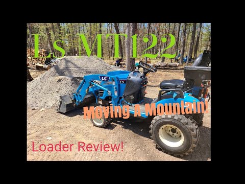 LS MT 122 Loader in use! How does it move 1" hardpak?