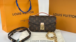 Louis Vuitton Lv Lock buckle messenger bag 46279