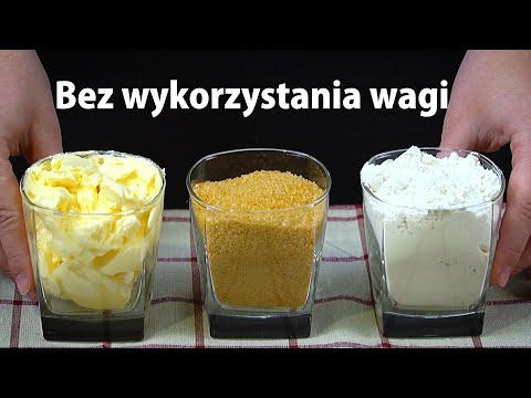 Wideo: Jak Odmierzyć 100 Gramów Cukru