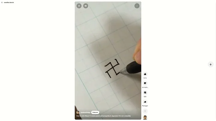 How to write Manji It means peace and prosperity in Japanese It’s not a swatika