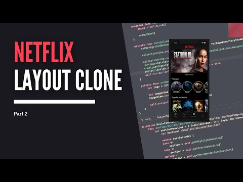 Netflix Layout Clone with UICollectionView - Compositional Layout - Part 2 | iOS Development