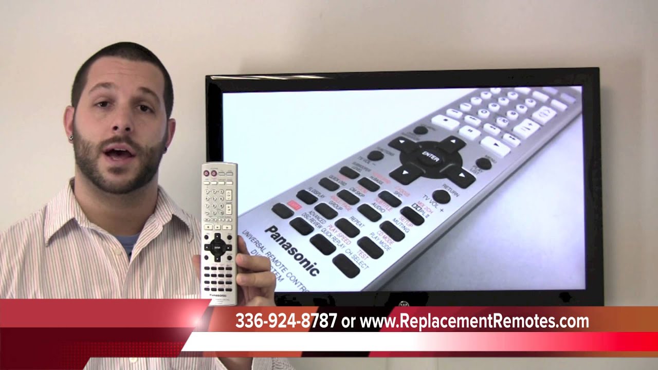 Panasonic Remote EUR7722KM0 For TV/ VCR/DVD/DVD Recoder/Audio System Panasonic Remote EUR7722KM0 For TV/ VCR/DVD/DVD Recoder/Audio System