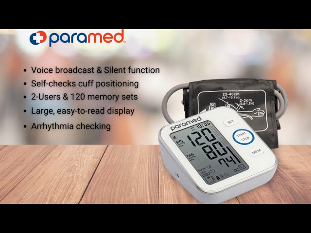 Paramed Blood Pressure Monitor - Bp Machine  