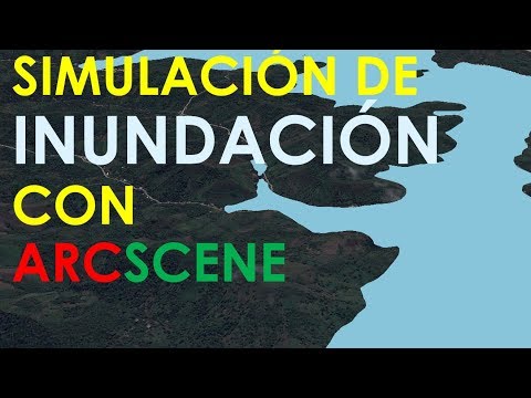 Simulacion de inundacion con ArcScene - ArcGis online