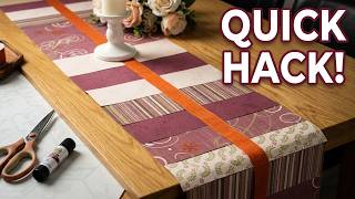 Quick and Easy Table Runner |  Last-Minute Table Decor Hack Profile