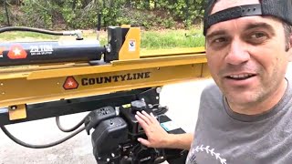 County Line 25 Ton Log Splitter Review & Demo