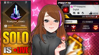 FF QUEEN IS BACK😎❤‍🔥 ||FREE FIRE LIVE GUILD TEST||GUILD TEST 1 VS 1 WITH GIRL