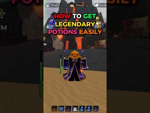 How To Get Legendary Potions Easily in Roblox Wizard Alchemy