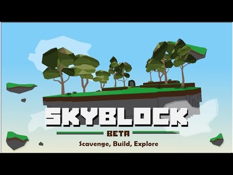 Roblox Skyblock Beta Trying To Build A Generator P1 Youtube