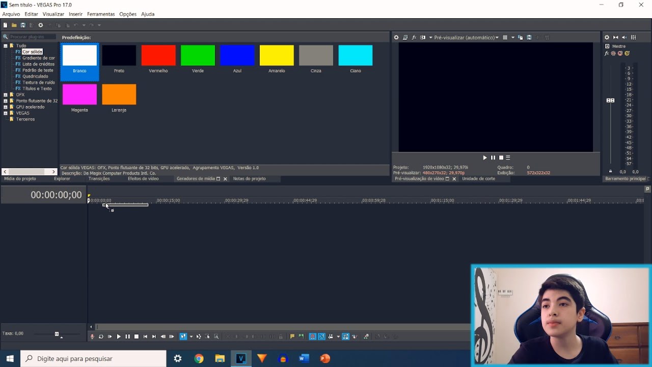 Tutorial do Event Pan/Crop no Sony Vegas