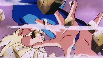 Future Trunks Burning Attack vs Android 18 [History of Trunks]