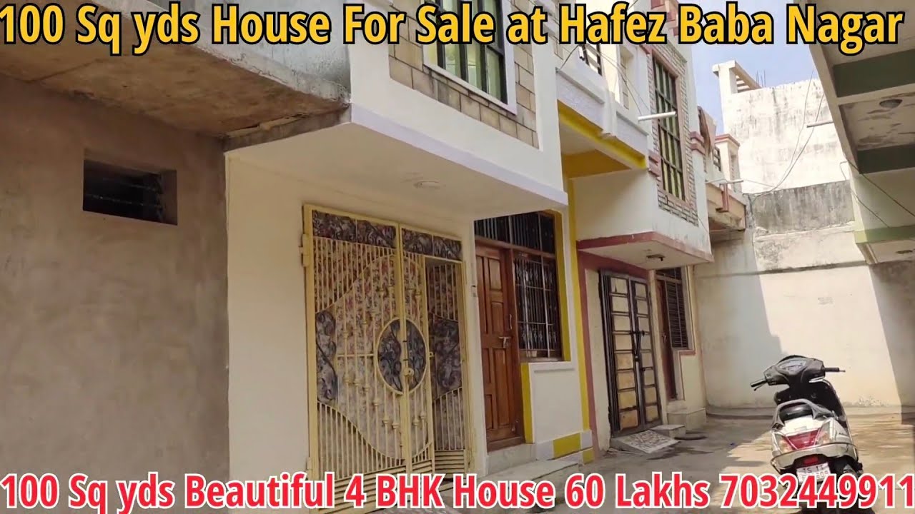 Beautiful Independent #house sold out at Hafiz Baba Nagar Chandrayan Gutta 100 Sq yds 4 BHK 60 Lakhs