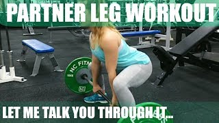 PARTNER LEG WORKOUT IN LESS THAN 60 mins!!
