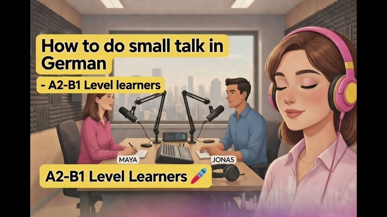 How to Do Small Talk in German | Easy Conversation for A2–B1 Learners