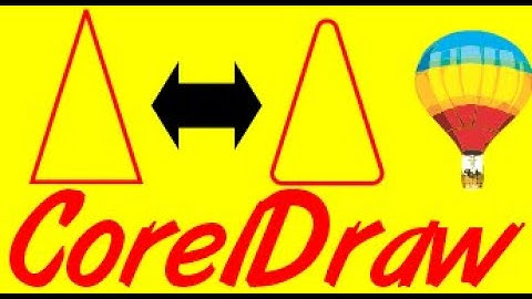 Corel draw Tips & Tricks Two ways to Round Corners of a Triagle