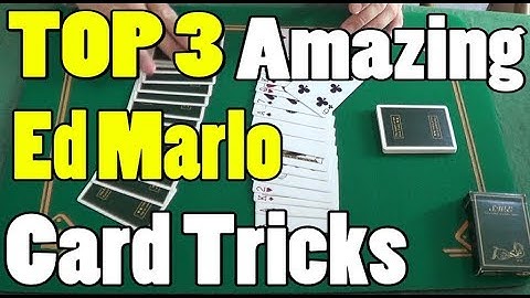 TOP 3 Amazing ED MARLO Magic Card Tricks Explained #cardtricks