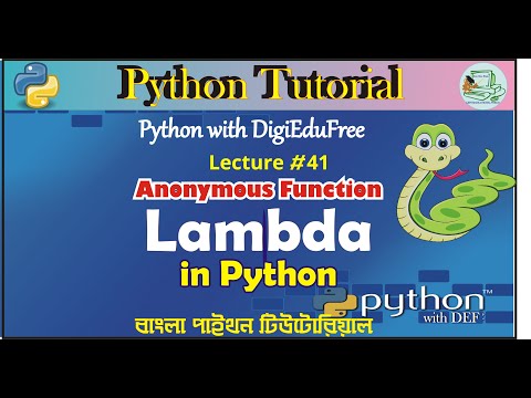 Lambda Function in Python | Anonymous Function | Python with DigiEduFree