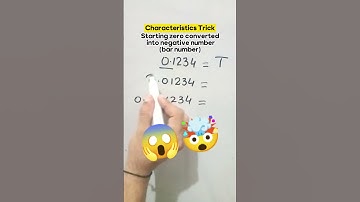 Log Characteristics Trick #shorts 😱😍