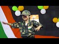 Tiny blossoms  ukg kids dance performance demonstrating the valiance of kargil war