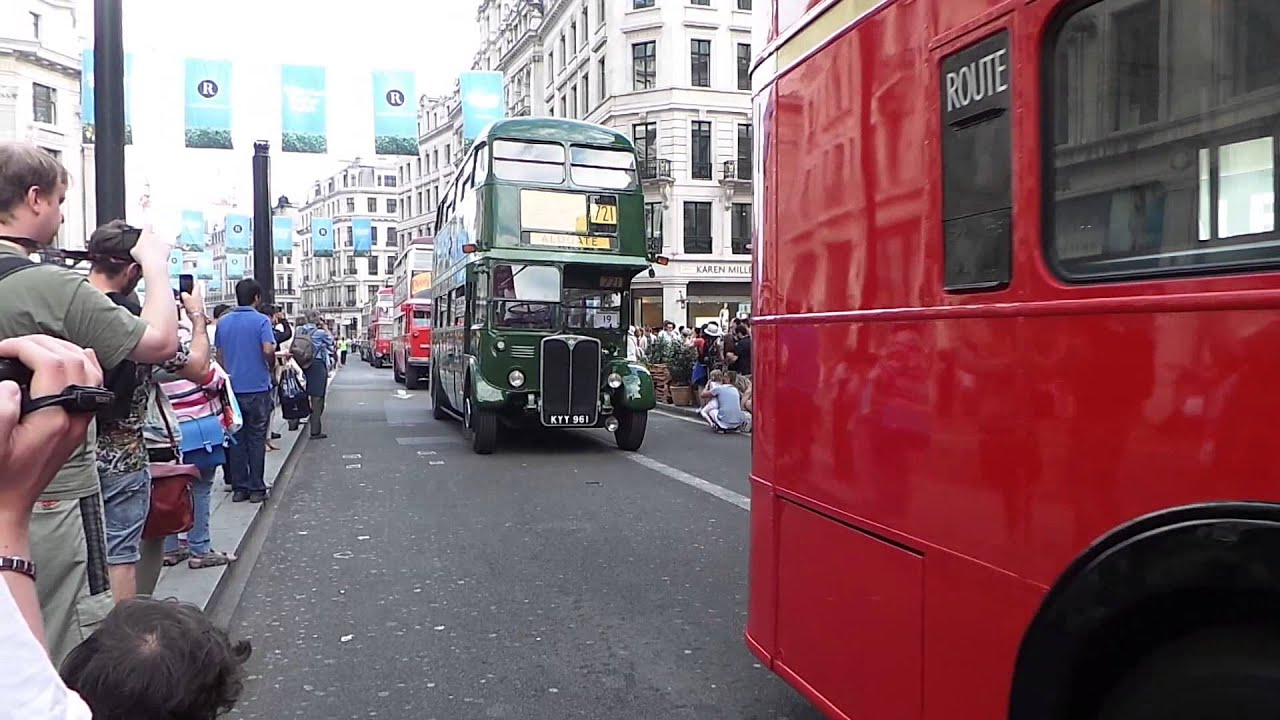 Year of The Bus Cavalcade 2014- Regent Street Parade
