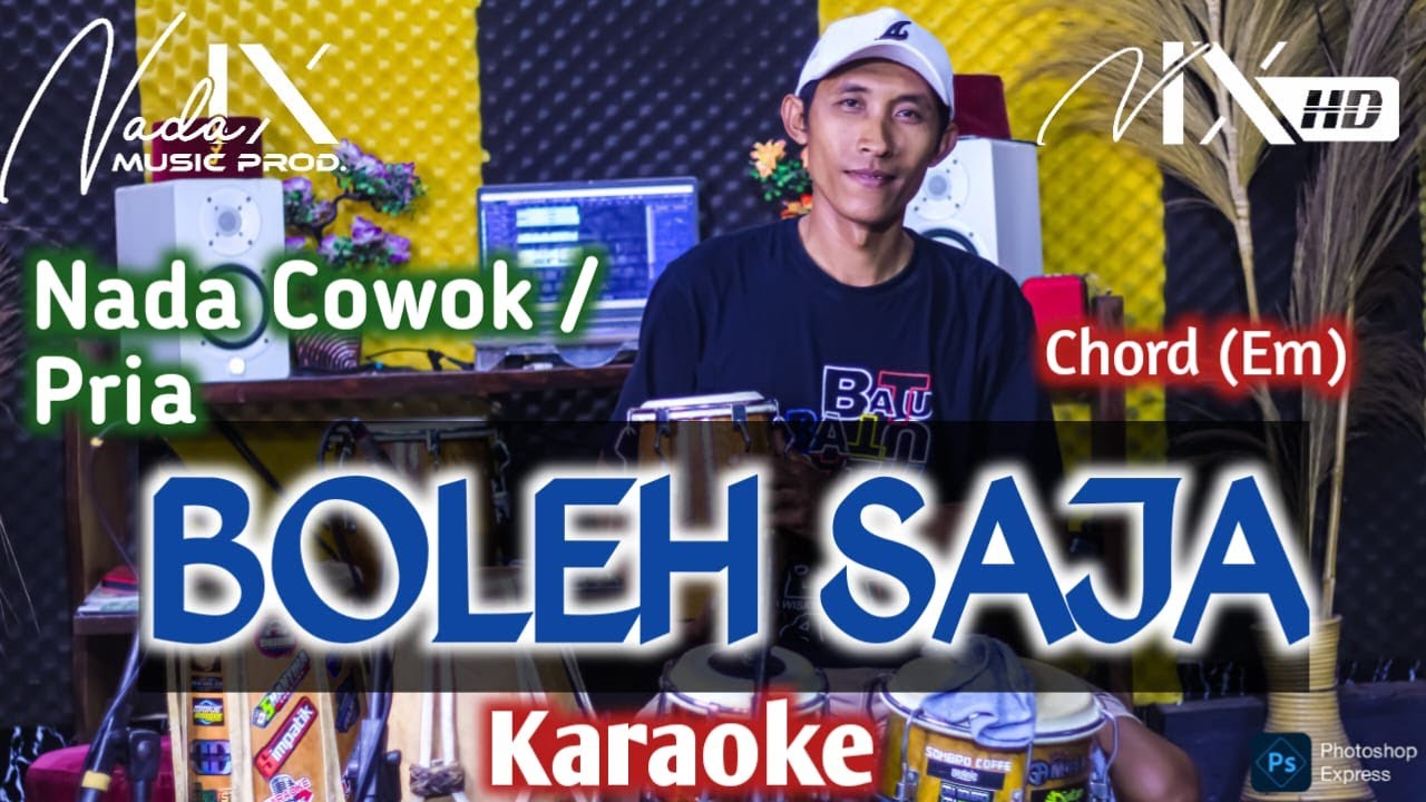 BOLEH SAJA KARAOKE - NADA COWOK / PRIA - DANGDUT KOPLO - TRENDING TERBARU - FYP TIKTOK 2025 - NADA9