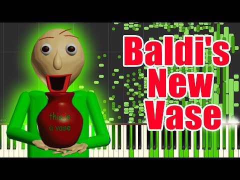 Baldi's New Vase but it's MIDI (Auditory Illusion) | Baldi's New Vase Piano sound
