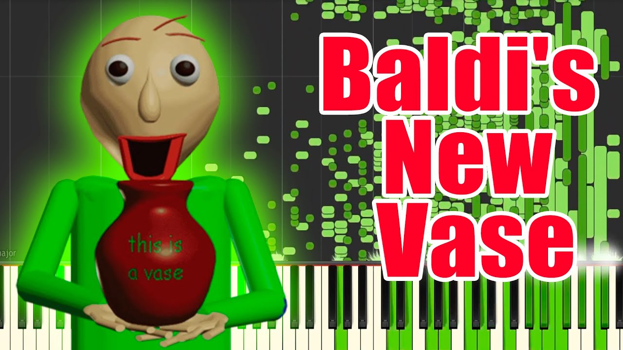 Baldi's New Vase but it's MIDI (Auditory Illusion) | Baldi's New Vase Piano sound