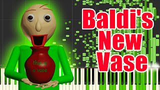 Baldi's New Vase but it's MIDI (Auditory Illusion) | Baldi's New Vase Piano sound