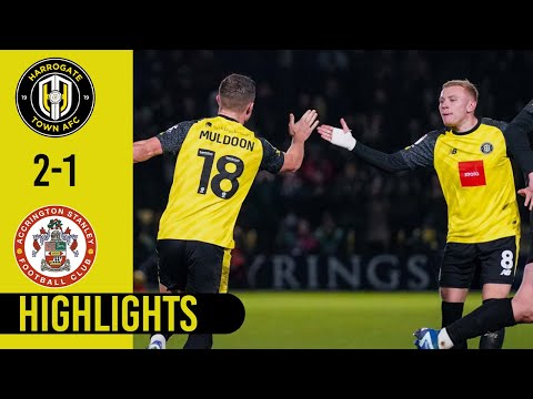 Harrogate Accrington Goals And Highlights
