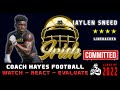 4⭐ LB Jaylen Sneed Highlights | Nothing stops him from getting to the ball. (WRE)