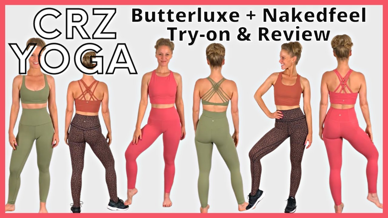 CRZ Yoga Try-On & Review // Butterluxe + Nakedfeel Collection // Affordable  Activewear 