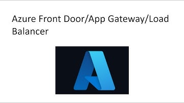 Azure Front Door vs Application Gateway vs Load Balancer practical differences