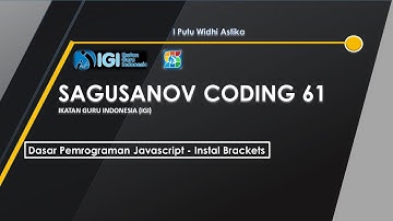 Tugas 2. Instal Brackets dan membuat kerangka java script