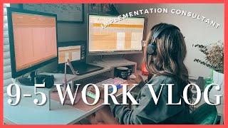 9-5 WFH Vlog | Implementation Consultant Job, Workspace, Current Reads, etc | VLOGMAS