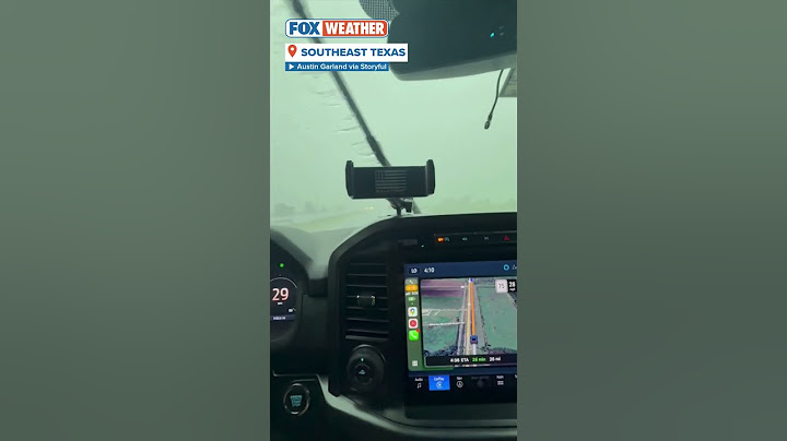#Watch: #Lightning Strikes Truck During #Texas Storm