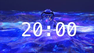 20 Minute Countdown Timer with Alarm | Diamond Astronaut in Space. Relaxing Music | Classroom Timers by Timer Creations 1,394 views 2 weeks ago 20 minutes