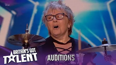 77 Year Old Drummer Leaves Simon Cowell Speechless...
