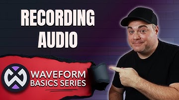 Audio Recording Basics In Tracktion Waveform Free & Pro Tutorial