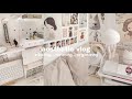 Aesthetic vlog: Clean my room with me, Unboxing, watching anime 💞 introvert Diaries, Productive vlog