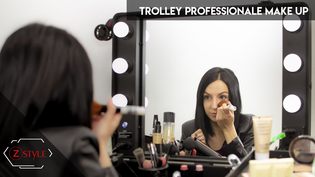 Trolley postazione trucco make-up