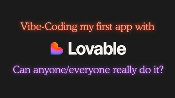 Vibe Coding my first app with Loveable - How easy is it really? Did it work?